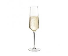 LEONARDO 014788 - Set di 6 calici per Spumante Puccini, Trasparente