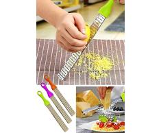 Generisch Grattugia per formaggio, scorza di limone, grattugia per aglio e parmigiano, grattugia per limone, grattugia multiuso per la cucina, 1 pezzo