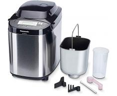 Panasonic SD-ZB2512KXE Macchina del Pane con Recipiente da 1.2 kg e Lama Impastatrice Rivestiti in Diamond Fluorol, Argento/Nero