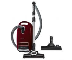 Miele Complete C3 Cat & Dog Aspirapolvere a Traino con Sacco, con Motore Power Efficiency, Spazzola Turbo per Peli di Animali, Filtro Antiodore e Filtro HEPA, Colore Rosso Tayberry