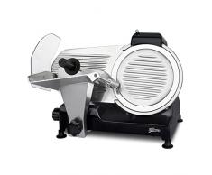 H.Koenig Affettatrice Elettrica Professionale MSX252 per Salumi,Pane,Formaggio,240W,Lama Italiana 25cm,Spessore 0-12 mm,Affilatore Integrato,282RPM