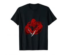 Aragosta Rosso Pesce Amante Forchetta Coltello Aragosta Cajun Foodie Maglietta