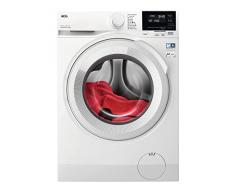 AEG LR7G84BW Lavatrice a carica frontale Serie 7000 con PreciseWash con cesto Care Drum, 8 kg, Classe A, Bianco