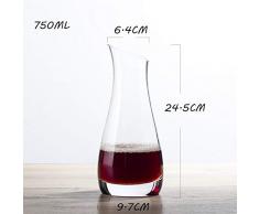 750ML Classico Creativo Fast Wine Decanter Wine Inflator - 100% Soffiato a Mano Senza Piombo di Cristallo, Caraffa di Vino Rosso, Bottiglia di Whisky, Regali di Vino, Accessori per Il Vino - Ideale pe