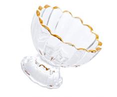 Coppa Ciotole da dessert in cristallo Coppa tulipano in vetro Coppa gelato Coppa da dessert Assaggiatori con piede Zuppa for dessert al cioccolato Antipasti Campioni Bicchierini da 150 ml Mini tazze d