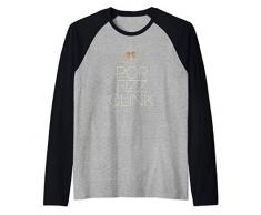 Pop Fizz Clink! Coppe di champagne Capodanno meme Maglia con Maniche Raglan