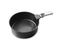 DèLonghi DLSK103, Vasca Senza Pala Mescolatrice Acciaio, Nero