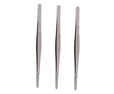 TOGEVAL 3 Pezzi Antipasto Cucina Casalinga Piccola Clip Da Cm In Acciaio Da Dessert Pinza In Acciaio Inossidabile Morsetto Pasticceria Pane Morsetti Strumento Addensare Per Sandwich