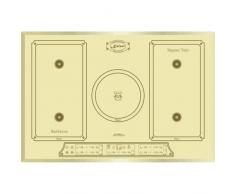 Kaiser Empire KCT 7797 FI ElfEm Retro Piano cottura a induzione, 77 cm, 5 zone di cottura a induzione QuickHeat/ 2 zone Flex e zona circolare/Piano cottura in vetroceramica con Power Booster