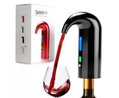 Versatore per aeratore elettrico per vino, decanter per vino portatile One-Touch e pompa per erogatore di vino per vino rosso e bianco Dispenser automatico di ossidante per vino multi-intelligente