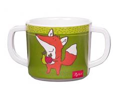 Sigikid 25020 Tazza in melamina, Forest Fox, consigliata per ragazze e ragazzi a partire dai 36 mesi, verde