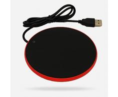 Scalda Tazze da caffè, Sottobicchiere Riscaldante USB, Sottobicchiere Caldo Riscaldante A Temperatura Costante, Adatto per Latte, Riscaldamento del tè,C
