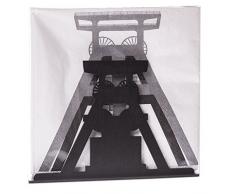 Regione della ruhr – Portatovaglioli tovaglioli Plus Plus portacandela con castelletto NERO