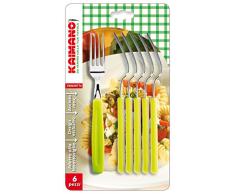 Kaimano KDN760106E Dinamik Forchette, Acciaio Inossidabile, Verde