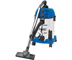 Draper WDV30SSPA umido e secco aspirapolvere con corrente integrata, blu, 30 litri