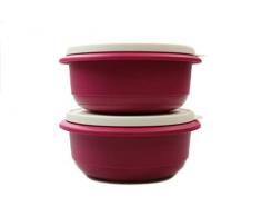 TUPPERWARE La Ciotola Mescolatrice da 1,0 L rosa scuro bianco (2) 38800