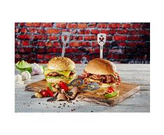 Gefu Hamburger di spiedini Torro, 2 pezzi (Toro + mannaia)