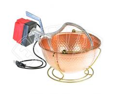 6 LT - 5 W - Paiolo In Rame Con Mescolatore Elettrico Per Polenta - Nuova Fac
