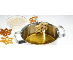 Tradizionale forma impasto - Hworost, Piastra per waffle, per waffel DAHME-SPREEWALD fiocchi Set 4 pezzi