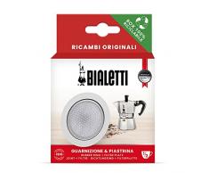 Bialtti Ricambi, include 1 Garnizione e 1 Piastrina, Compatibili con Bialetti La Mokina e Moka 1 tazza