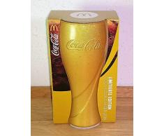 /Coca-Cola / bicchieri / vetro / oro / 2018 / edizione limitata / Mc Donalds