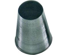 SILIKOMART - BT218 - Bocchetta in acciaio inox per sac à poche, foro tondo Ø18 mm