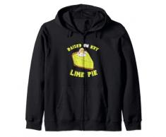 Torta chiave al lime alzata sulla torta al limone Dessert Lime Pie Baker Felpa con Cappuccio