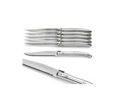LAGUIOLE Cofanetto 6 Coltelli bistecca, acciaio inossidabile