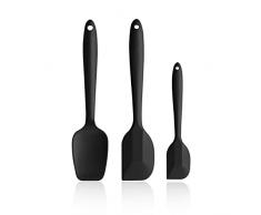 Spatola Cucina, Spatola Silicone, Leccapentole Cucina, 3PCS Marisa Cucina Spatole Cucchiaio Spatole Pasticceria Spatola per Dolci Leccapentole Silicone Utensili Cucina Silicone