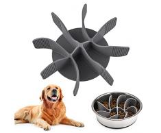 PETTOM Ciotola per Cani Anti Ingozzamento, Ciotola Slow Feeder Inserire, Ciotola Cane Alimentazione Lenta Antiscivolo