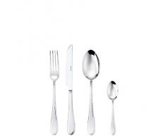 Sambonet Frame - Set di Posate Da Tavola Monoblocco In Acciaio Inox 18/10, Per 6 Persone, 24 Pezzi: 6 Forchette, 6 Cucchiai, 6 Coltelli, 6 Cucchiaini Da Tè