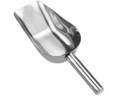 Paletta per Ghiaccio in Acciaio Inossidabile Pala Ghiaccio Food Scoop Cucina Pinze Dolci Buffet Palette Cucchiaio da Tavola Cibo Cucchiai Universale per Gelato Alimentare Cubetti Caramella Bar