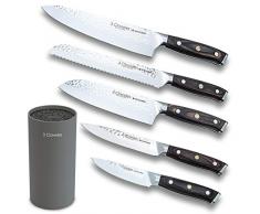 3 Claveles Set di 5 coltelli da cucina professionali