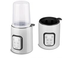 LIONELO THERMUP scaldabiberon elettrico, sterilizzatore, scalda pappe e biberon, scongelamento latte, riscaldamento rapido 3-5 minuti, 5 funzioni