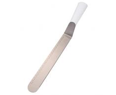 Hemoton Spatola Cucina per dolci Spatola per Glassa Spatole per Ghiaccio in Acciaio Inox