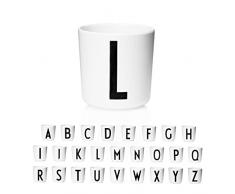 Design Letters Baby and Kids Eco Cup | Disponibile in A-Z |6+ mesi | Tazze Sippy Training Drop Safe con design unico per bambini e neonati | Senza lavastoviglie, ftalati, BPA e BPS