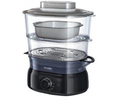 Philips HD9116/00 Vaporiera con Infusore di aromi, 2 cestelli, Capacità 5 L - Daily Collection -