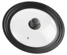 GSW 411400 - Coperchio universale, adatto a pentole e padelle con Ø 24-26-28 cm, Alluminio/Vetro