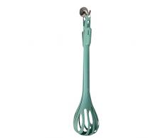 Wontool Frusta 3 in 1 | Frusta Duovo | Frusta A Mano Manuale | Fruste in Silicone per Cucinare | Frullatore per Frullino per Le Uova in Plastica | Cucchiaio Multifunzionale, Fermaglio per Alimenti