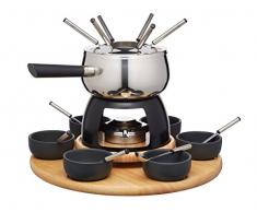 Kitchen Craft Master Class Artesa Acciaio Inossidabile 6-Person Partito fonduta Set