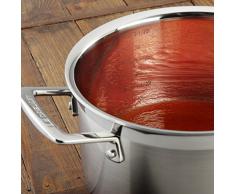Le Creuset Casseruola con Coperchio, Acciaio Inossidabile, 20 cm