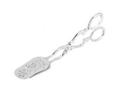 Pinza da cucina retrò, pinza per alimenti in lega di zinco per tavolo da dessert per feste a buffet, 8,5 x 4,5 pollici