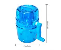 Bloomma Tritaghiaccio, Macchina per Ghiaccio a Mano in Acciaio Inox e ABS,Ideale per Coni,ghiaccioli,Ice Cream