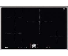 Neff T48BT13N2 - Piano cottura a induzione N70, 80 cm, 4 piani cottura, TwistPad, CombiZone