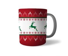 Babloo Tazza di Natale Idea Regalo Natalizia Renne Natalizie