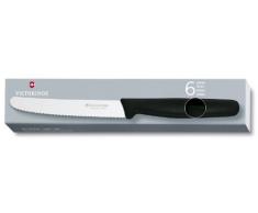 Victorinox 5.1333 Set 6 coltelli Rotondi Colore: Nero