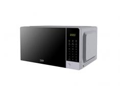 Beko MOC201103S - Forno a Microonde, Digitale, 20 L, 700 W, Argento, 45,2 x 32,5 x 26,2 cm