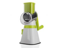 GRATTUGIA A TAMBURO MULTIFUNZIONE BRANDANI BIANCO/VERDE 54969