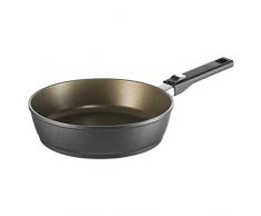 Berndes Vario Click Induction Plus Tegame a Un Manico 28 cm, Alluminio Pressofuso, Marrone