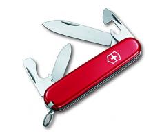 Victorinox, coltellino svizzero Recruit (10 funzioni, lama piccola, apriscatole, stuzzicadenti), rosso